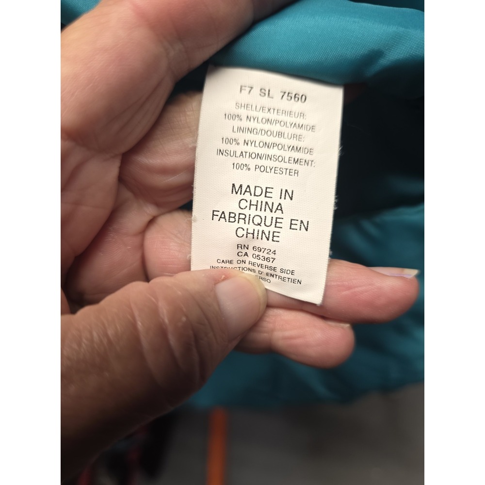 Columbia Womens Large Gizzmo 3 in 1 Blue Nylon Parka Ski Snow Winter Coat Layer - Picture 11 of 11